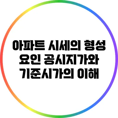 아파트 시세의 형성 요인: 공시지가와 기준시가의 이해